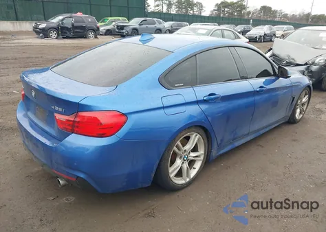 2015 BMW 435I Gran Coupe xDrive from USA, damaged, VIN WBA4B3C50FGV48078
